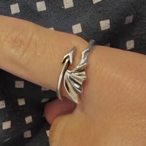 Dragon/ Demon Inspired Adjustable Ring